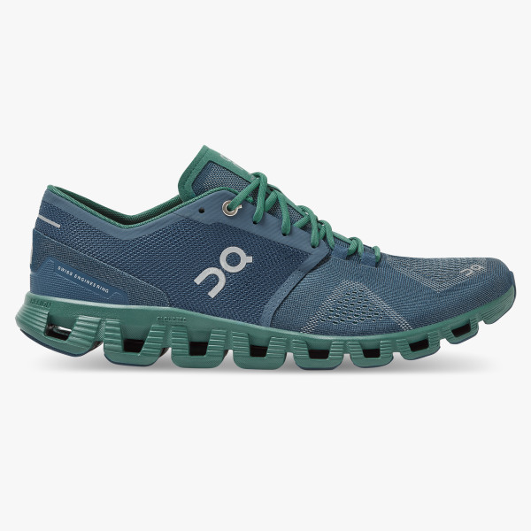 Men’s On Cloud X running/cross-training sneakers Storm / Tide size 7.5 (W 9) On Men main image 4