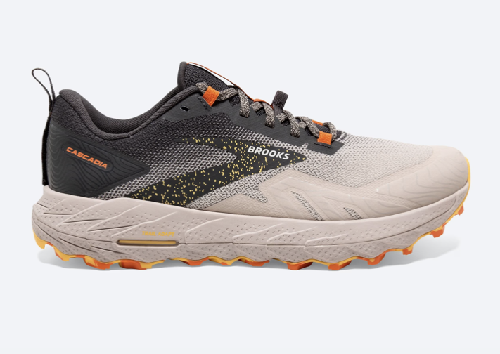 Brooks Cascadia 7 Trail Running Sneaker Shoes Mens 9.5 D Grey Orange 1101151D006 Brooks Cascadia Sneakers for Men for Sale | Shop Men main image 4