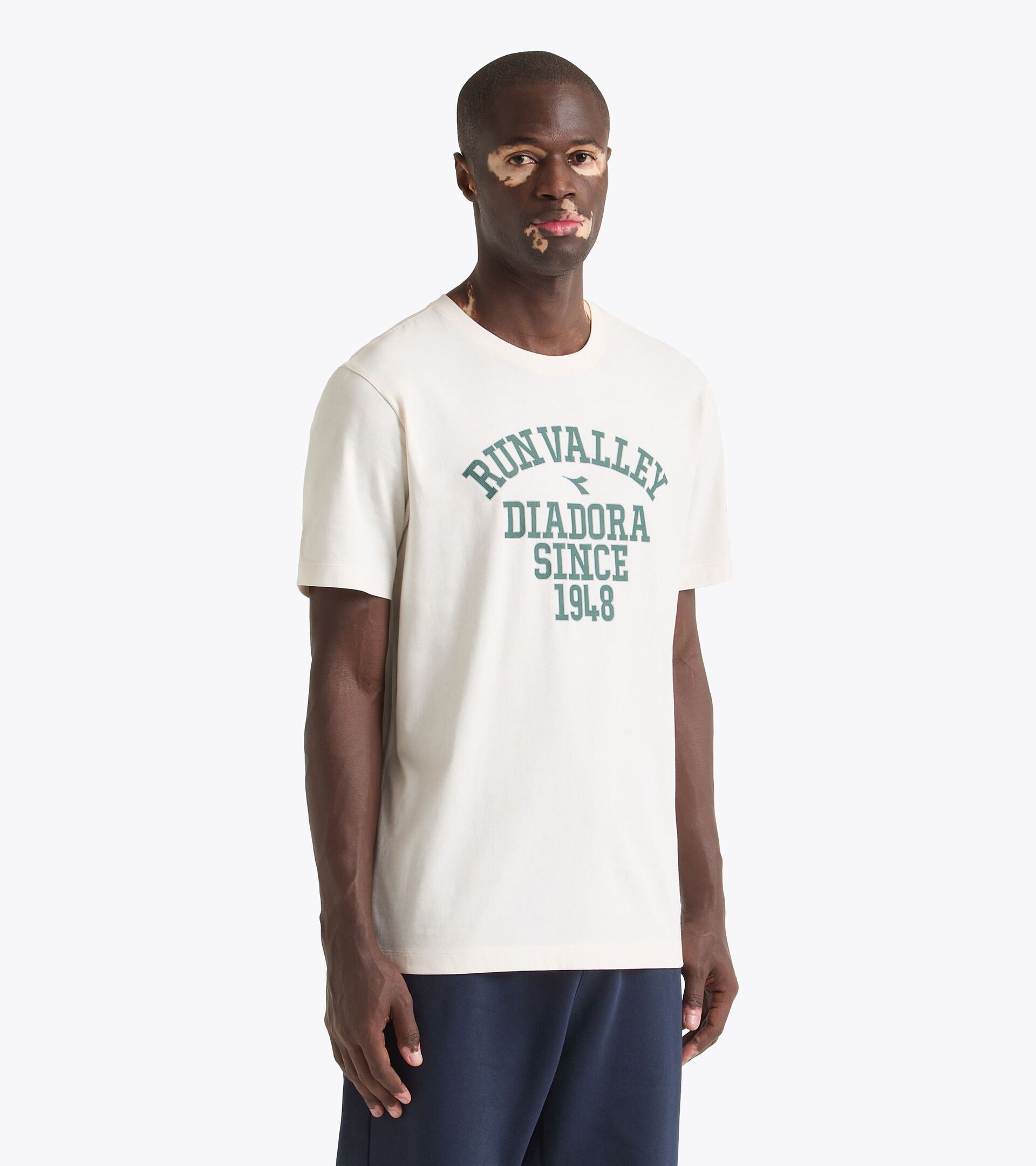 Diadora T-SHIRT SS RUN VALLEY Whisper White