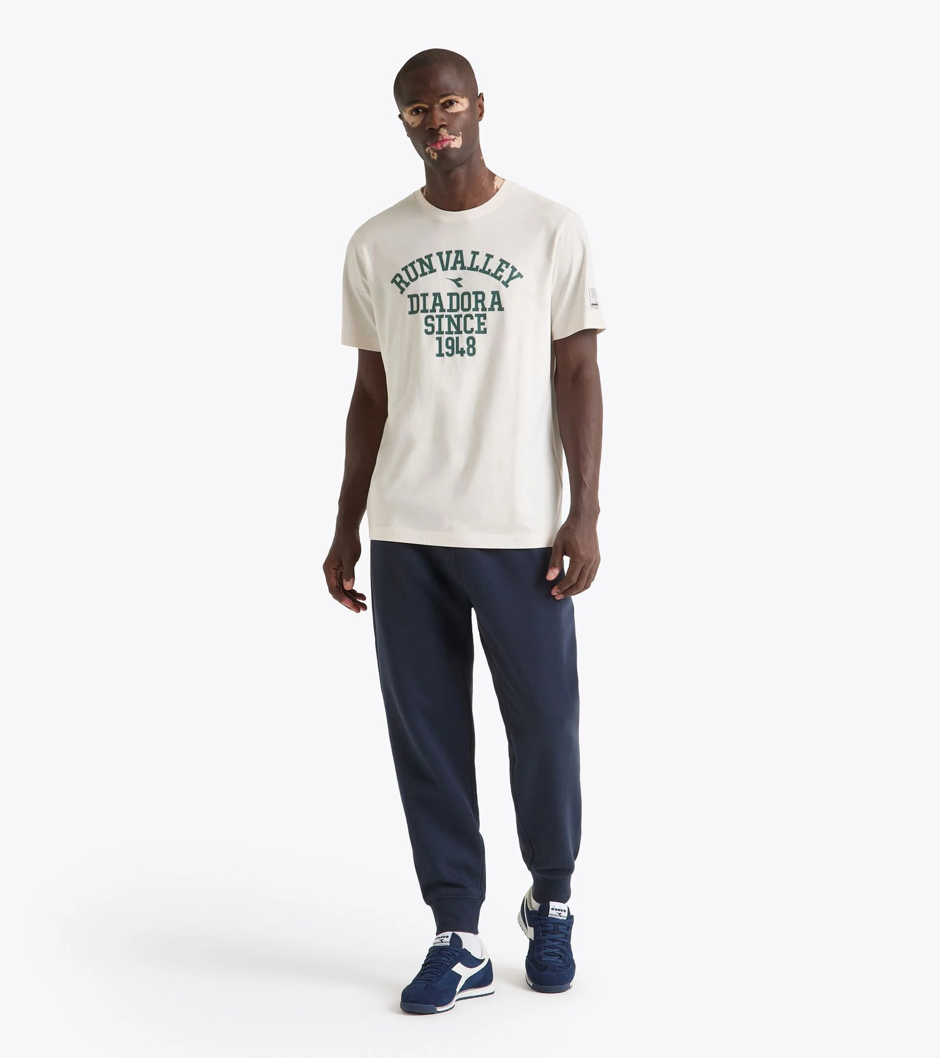 Diadora T-SHIRT SS RUN VALLEY Whisper White