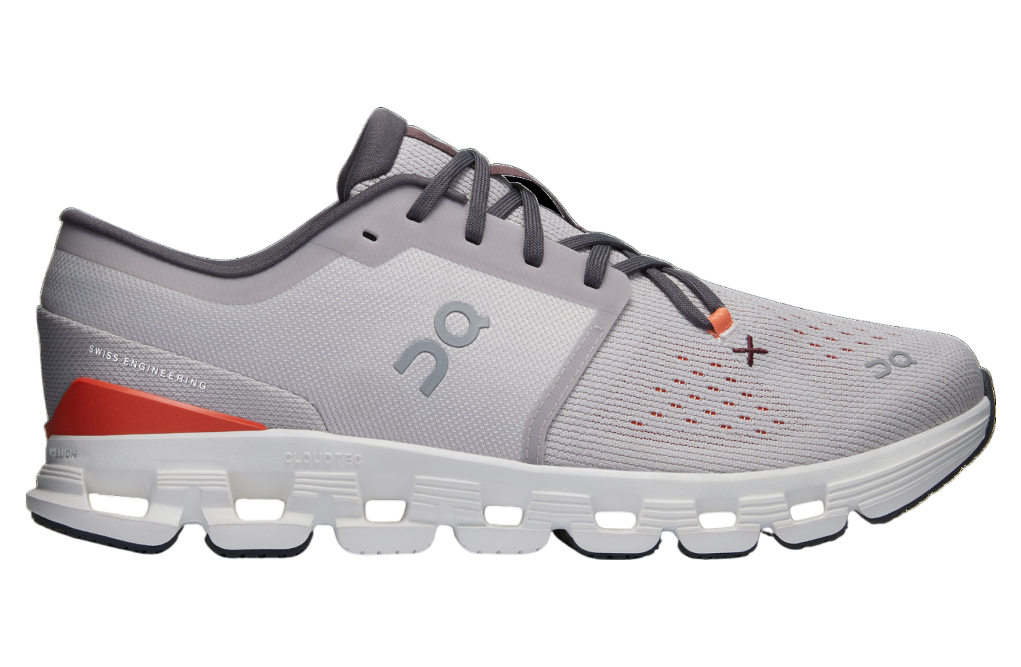 美品 On Cloud X クラウドエックス 25cm グレー レディース ON Women's Cloud X 4 Silver/Flame