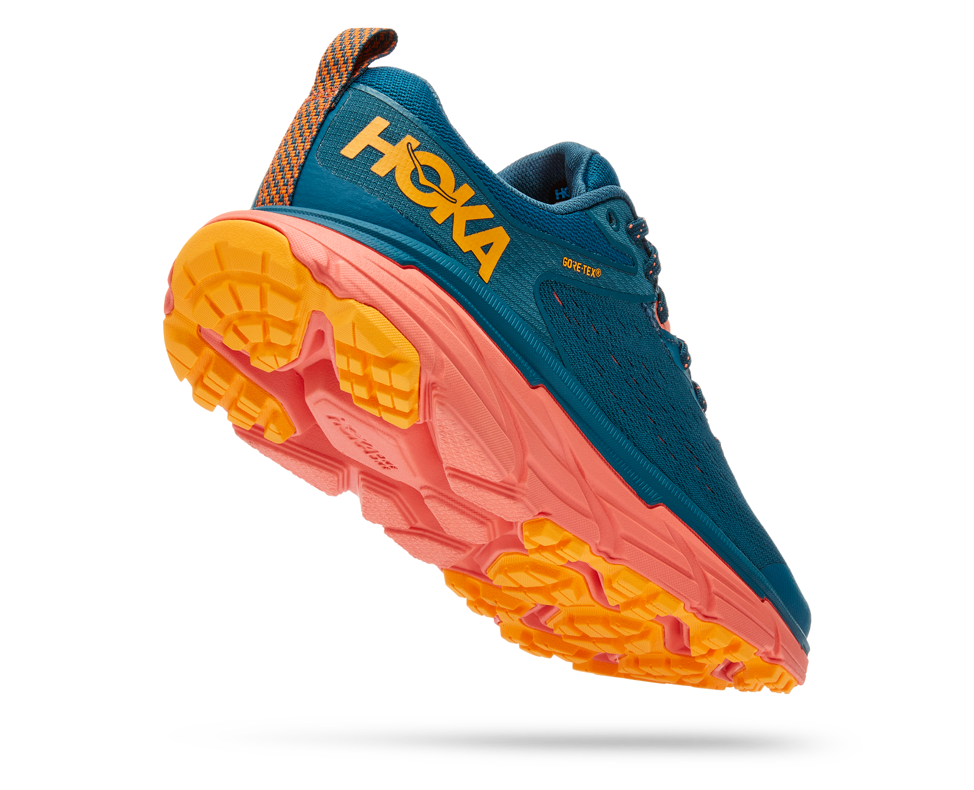Hoka Lightweight Racing Shoes in Coral, Turquoise, Black HOKA Men main image 2
