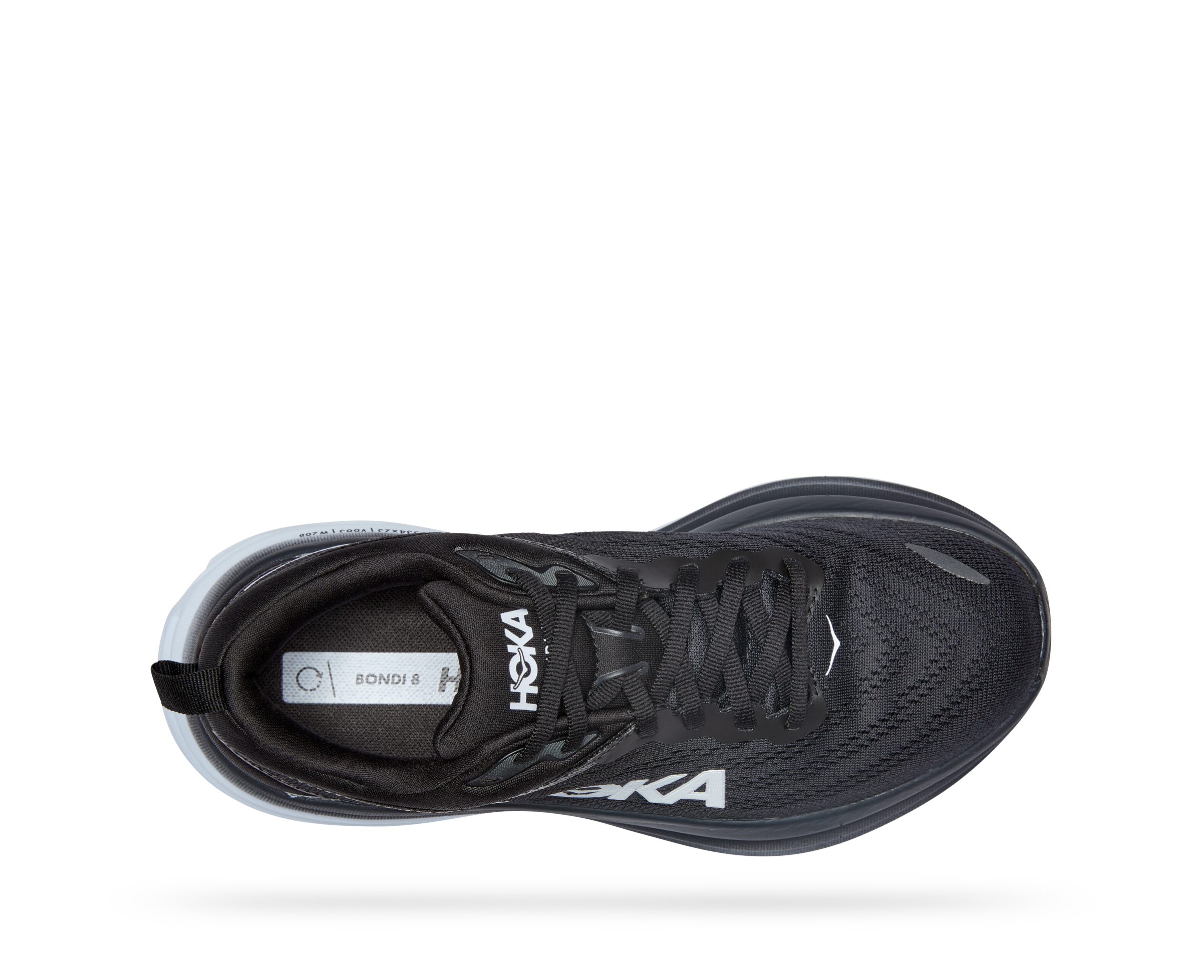 Hoka Women's Bondi 8 Black/White